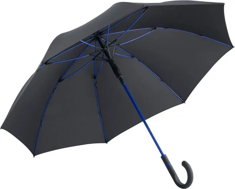 AC středně velký deštník "Style" - black/euroblue