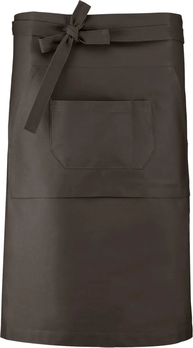 Barová zástěra středně dlouhá - dark grey
