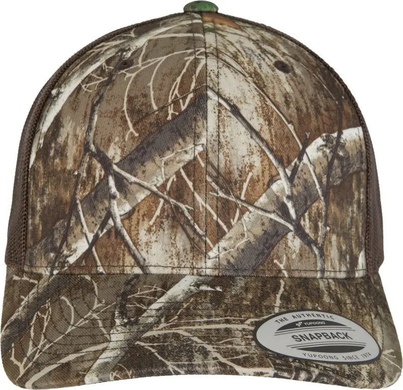6 panelová Trucker kšiltovka "Realtree Camo" - camo tree/edge