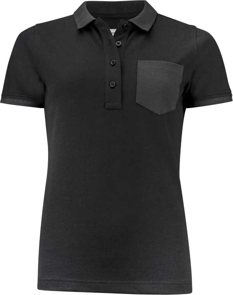 Dámské piqué polo z těžké bavlny "Two-Tone" -