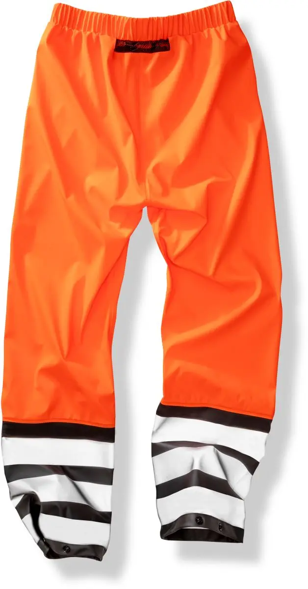 voděodolné bezpečnostní kalhoty - fluorescent orange/black