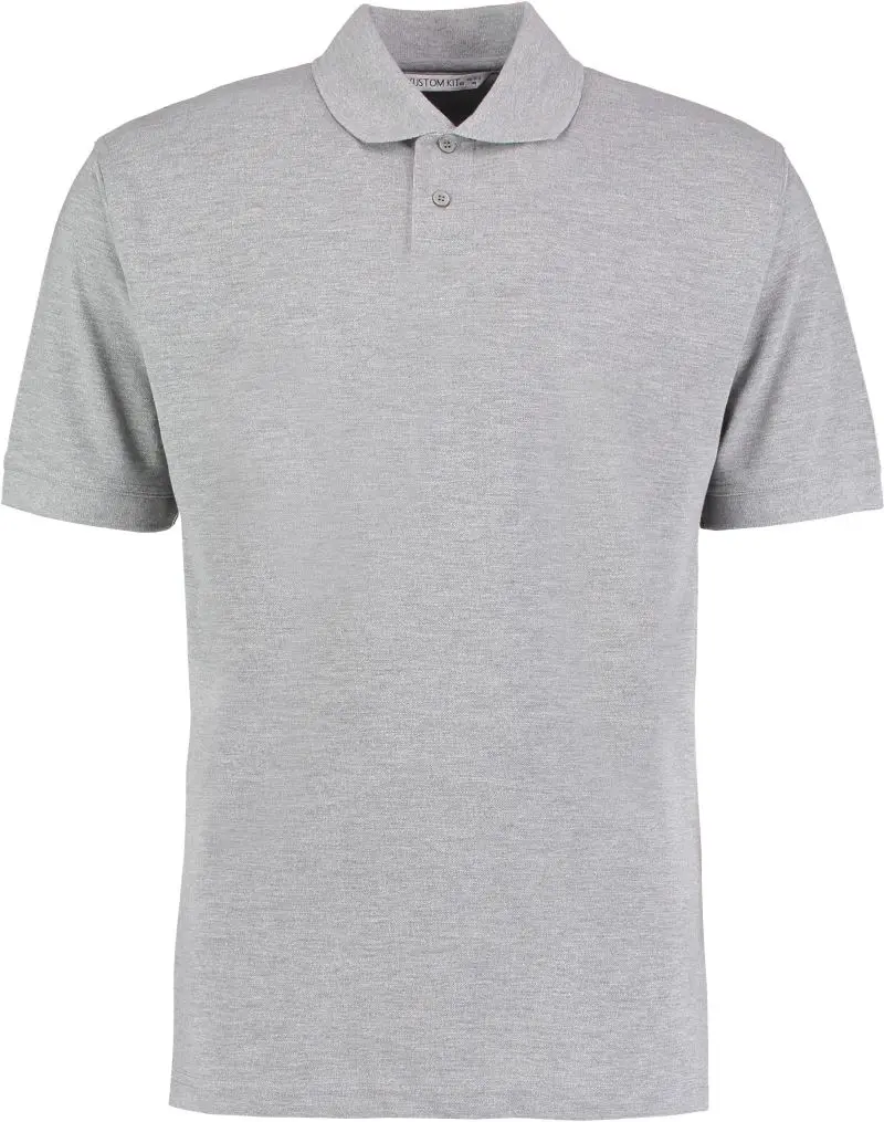 Pánské piqué polo "Superwash" - heather grey solid