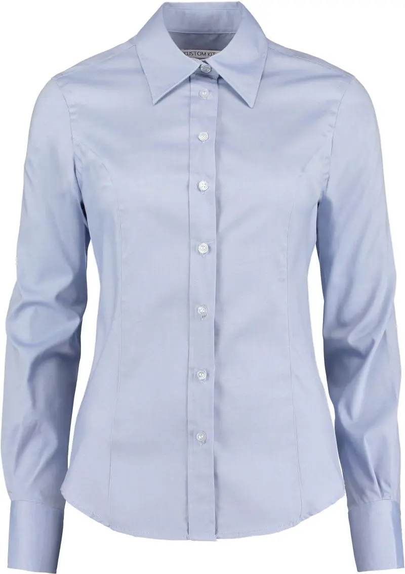 Halenka Oxford s dlouhým rukávem - light blue