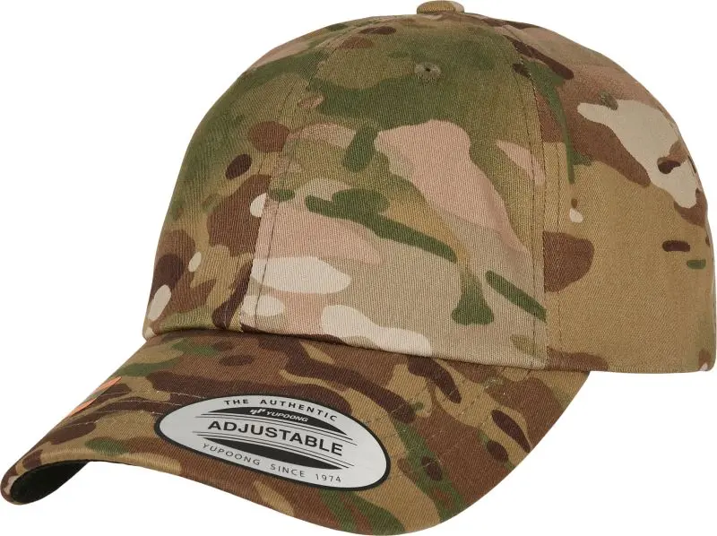 6 panelová kšiltovka "Camo" - multicam
