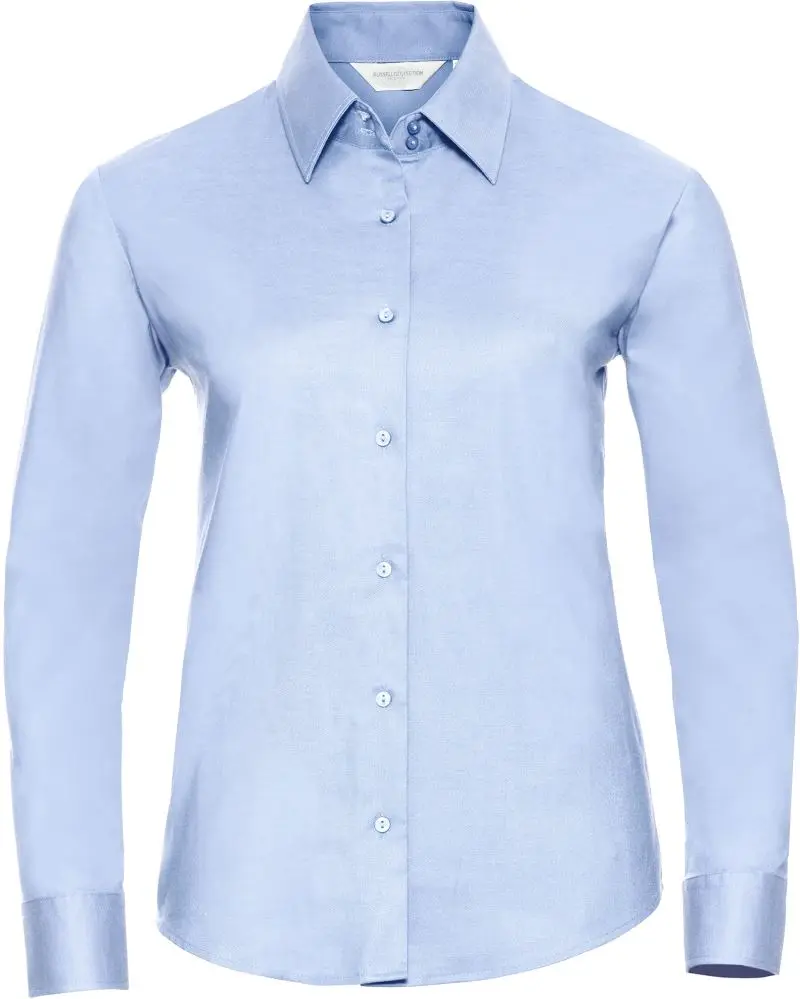 Halenka Oxford s dlouhým rukávem - oxford blue
