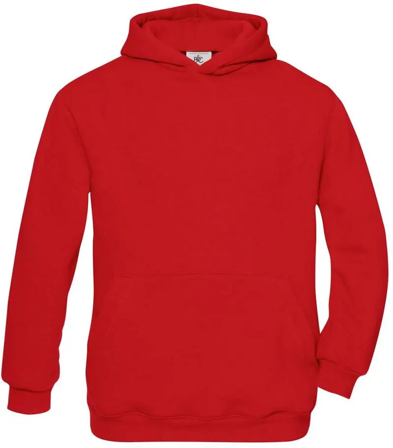 Dětská mikina s kapucí - red