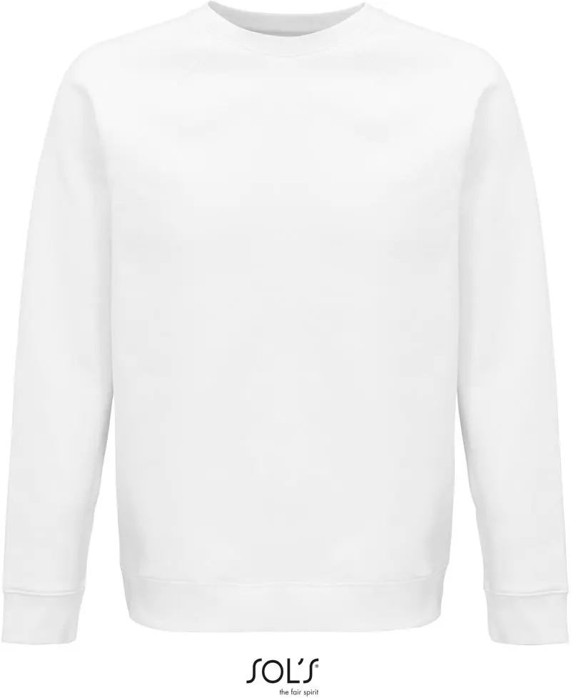 Unisex raglánová mikina z bio bavlny -