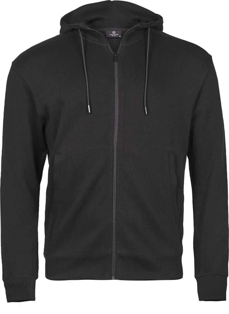Mikina interlock s kapucí - black