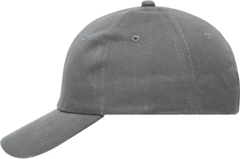6 panelová kšiltovka z těžké bavlny - dark grey