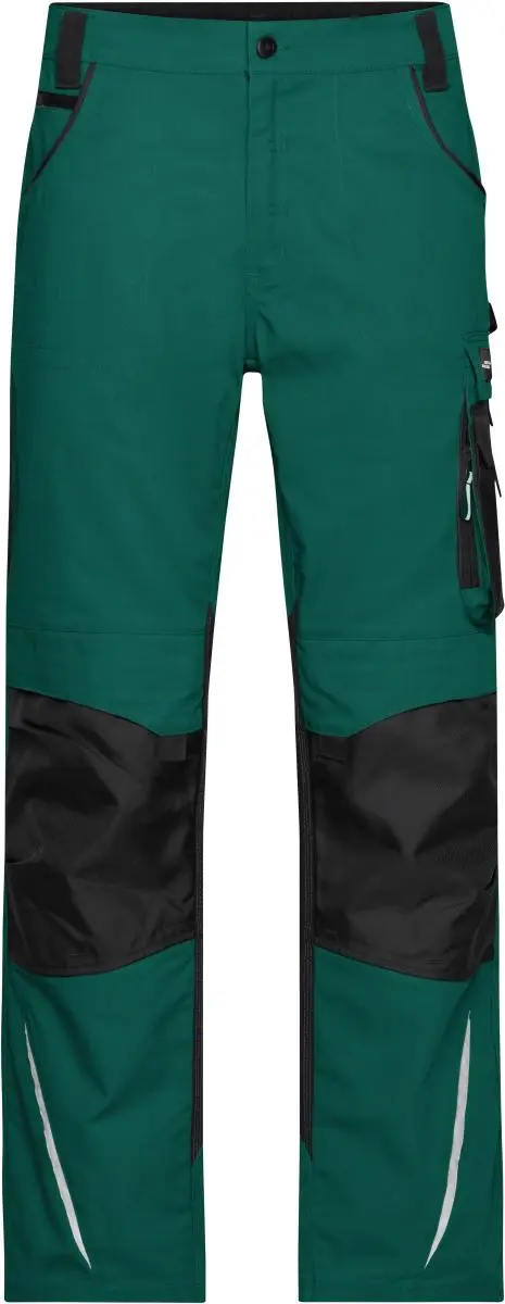 Pracovní kalhoty - Strong - dark green/black