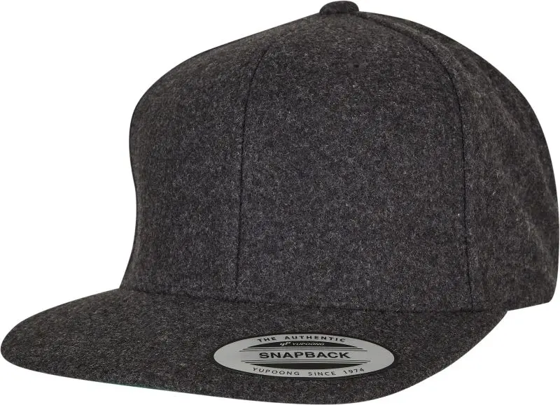 6 panelová Snapback kšiltovka - dark grey