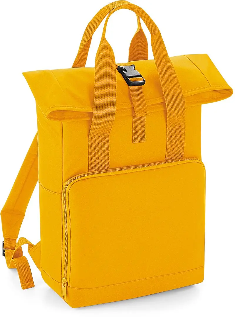 Rolovací batoh s dvojitým držadlem - mustard