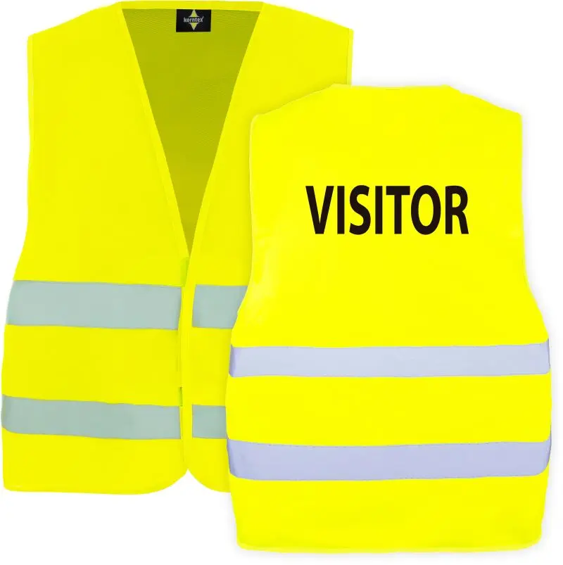 Bezpečnostní vesta "VISITOR" - yellow