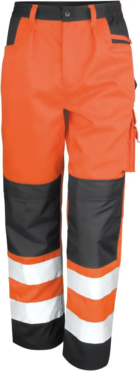 Bezpečnostní cargo kalhoty - fluorescent