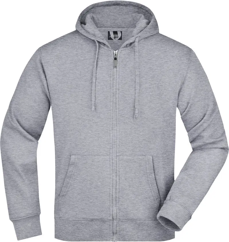 Pánská mikina s kapucí - grey heather