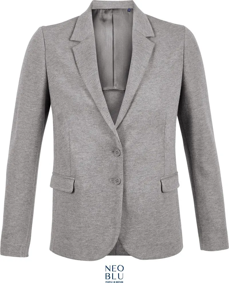 Dámský piqué blejzr - grey melange