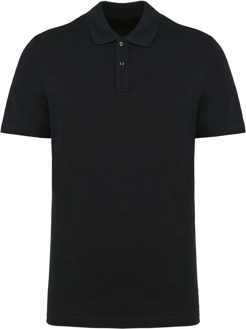 Pánské Supima® strečové piqué polo - black
