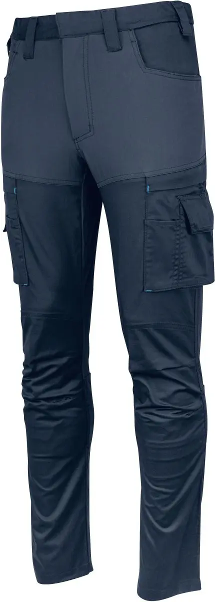 Pánské strečové pracovní kalhoty - navy