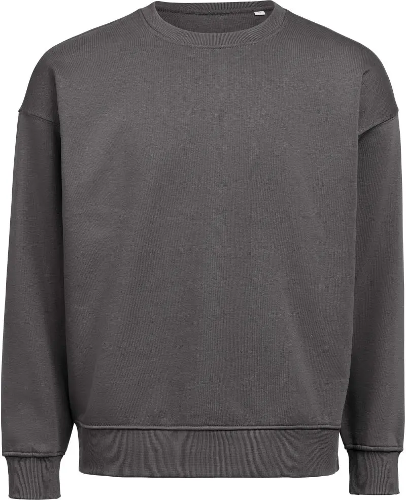 Těžká unisex mikina "Loose Fit" - charcoal