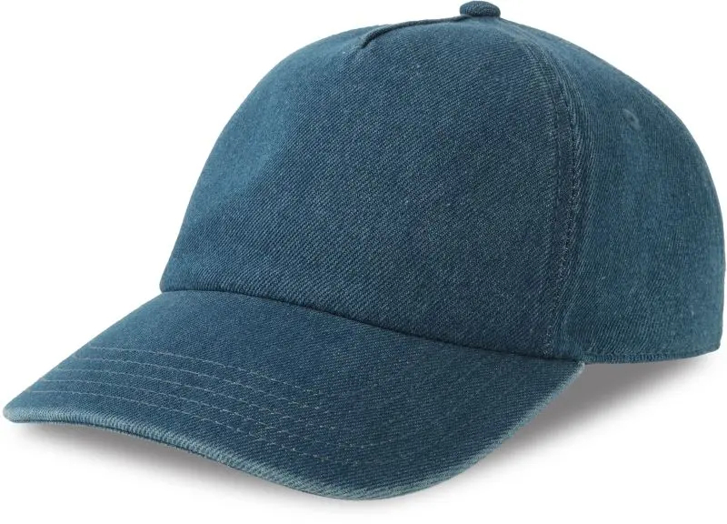 5 Panelová denim kšiltovka -