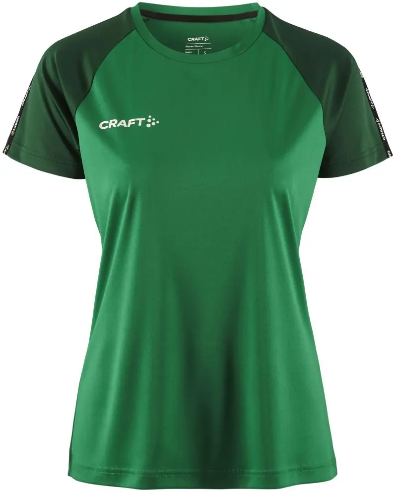 Dámské kontrastní sportovní tričko - team green/ivy