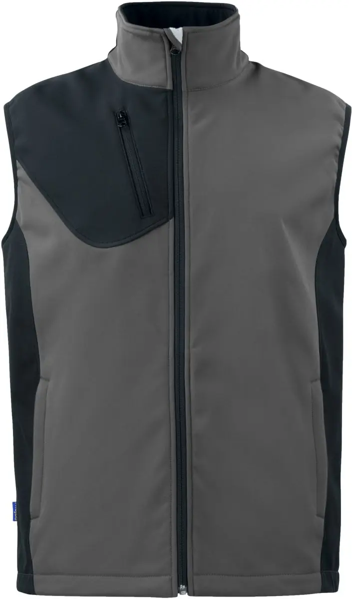 Pracovní softshellová vesta - grey
