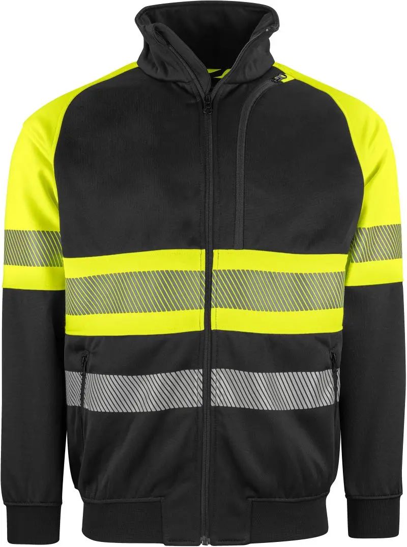 Bezpečnostní mikina - hi vis yellow/black
