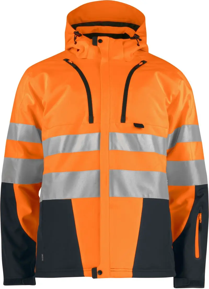 3-vrstvá bezpečnostní softshellová bunda - hi vis