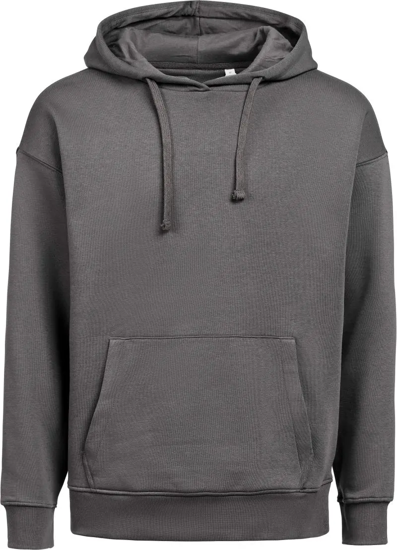Unisex mikina s kapucí "Loose Fit" - charcoal