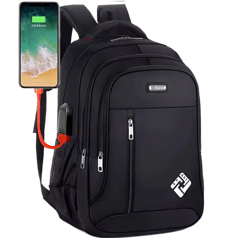 Platinium Batoh s USB portem 30 litrů černý 16″, BSP25