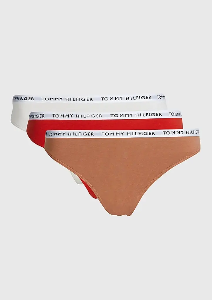 Dámské tanga Tommy Hilfiger UW0UW02829 3PACK