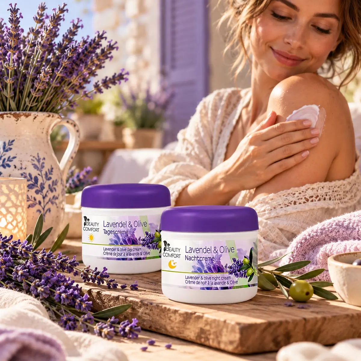 Denní a noční krém s levandulí Beauty Comfort