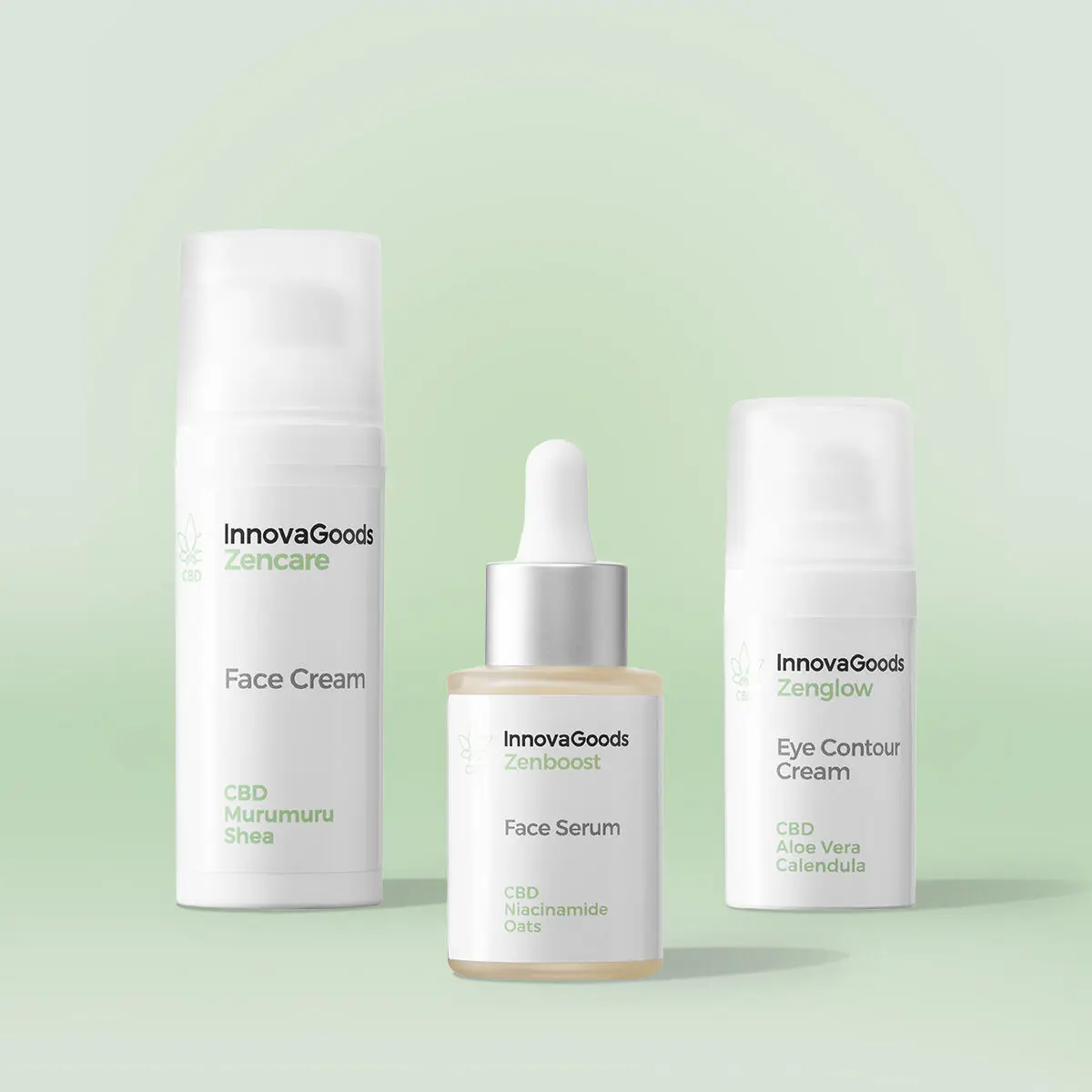 InnovaGoods Balíček na hydrataci obličeje CBD