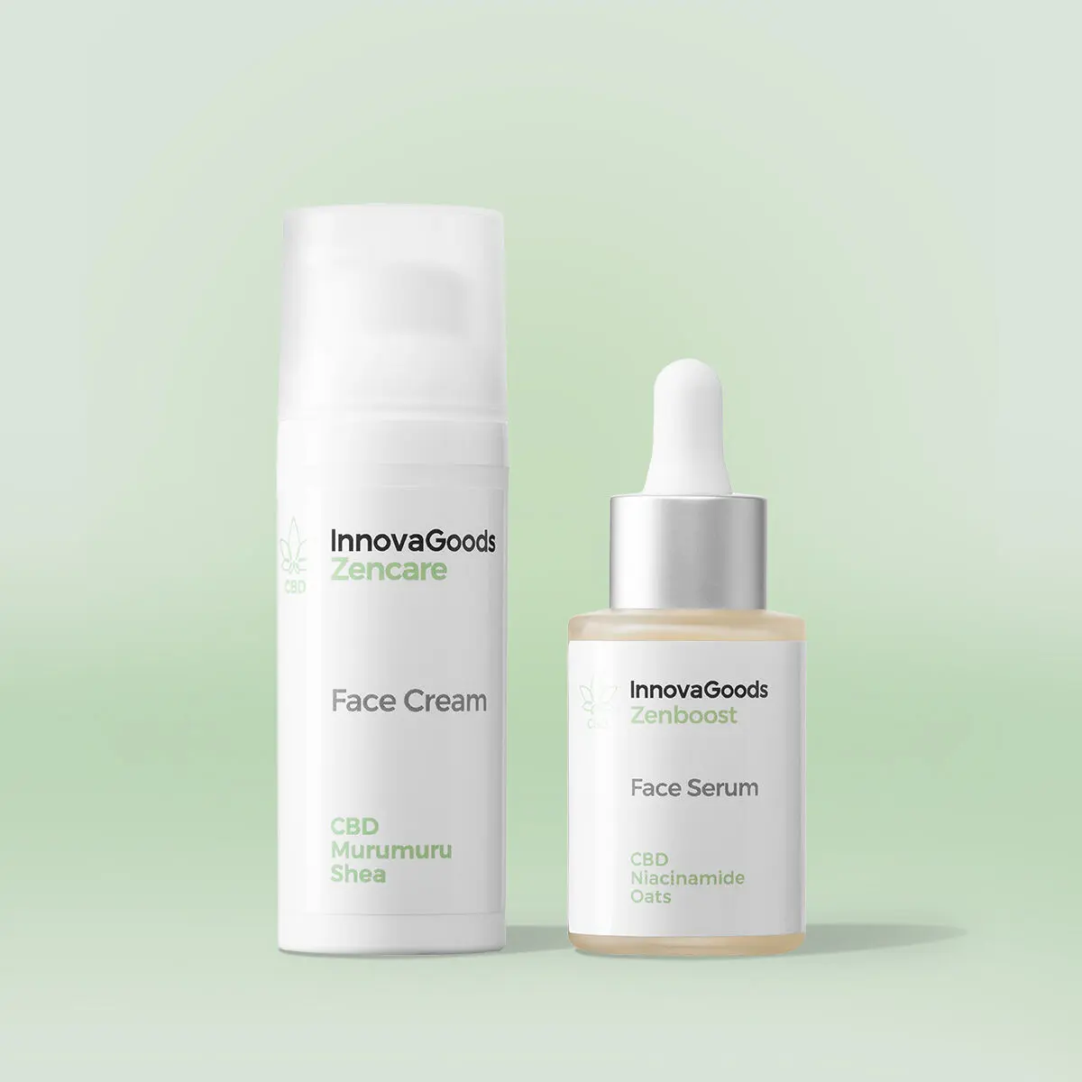 InnovaGoods Dvojbalíček na hydrataci obličeje CBD