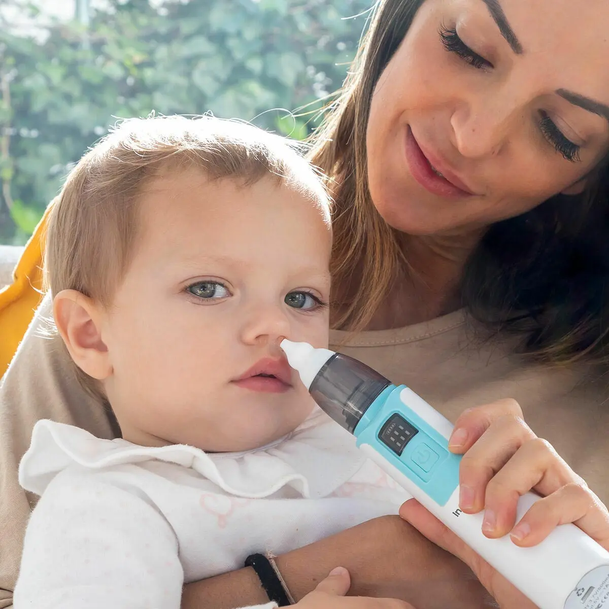 InnovaGoods Dobíjecí nosní odsávačka pro miminka Nizi