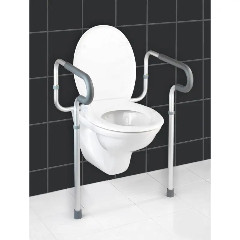 WENKO Bezpečnostní madla k WC s nastavitelnou výškou Secura