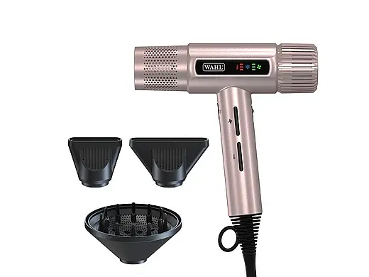 Wahl Vanquish ROSE GOLD Digital Motor Dryer (4321-0471) - prémiový profesionální růžovo-zlatý fén na vlasy s digitálním motorem, 1600 W