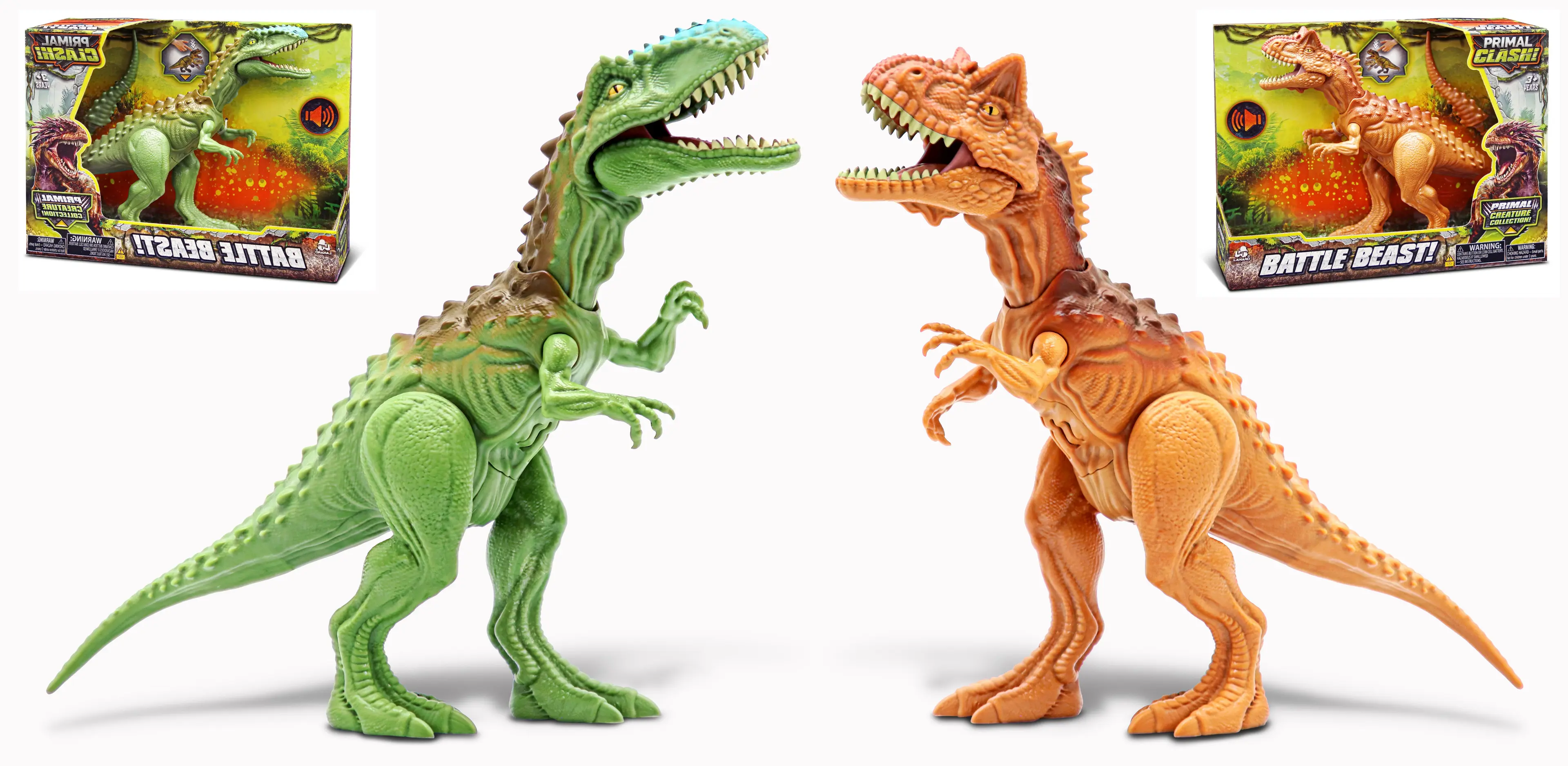 Primal Clash! bitevní dinosaurus 21 cm