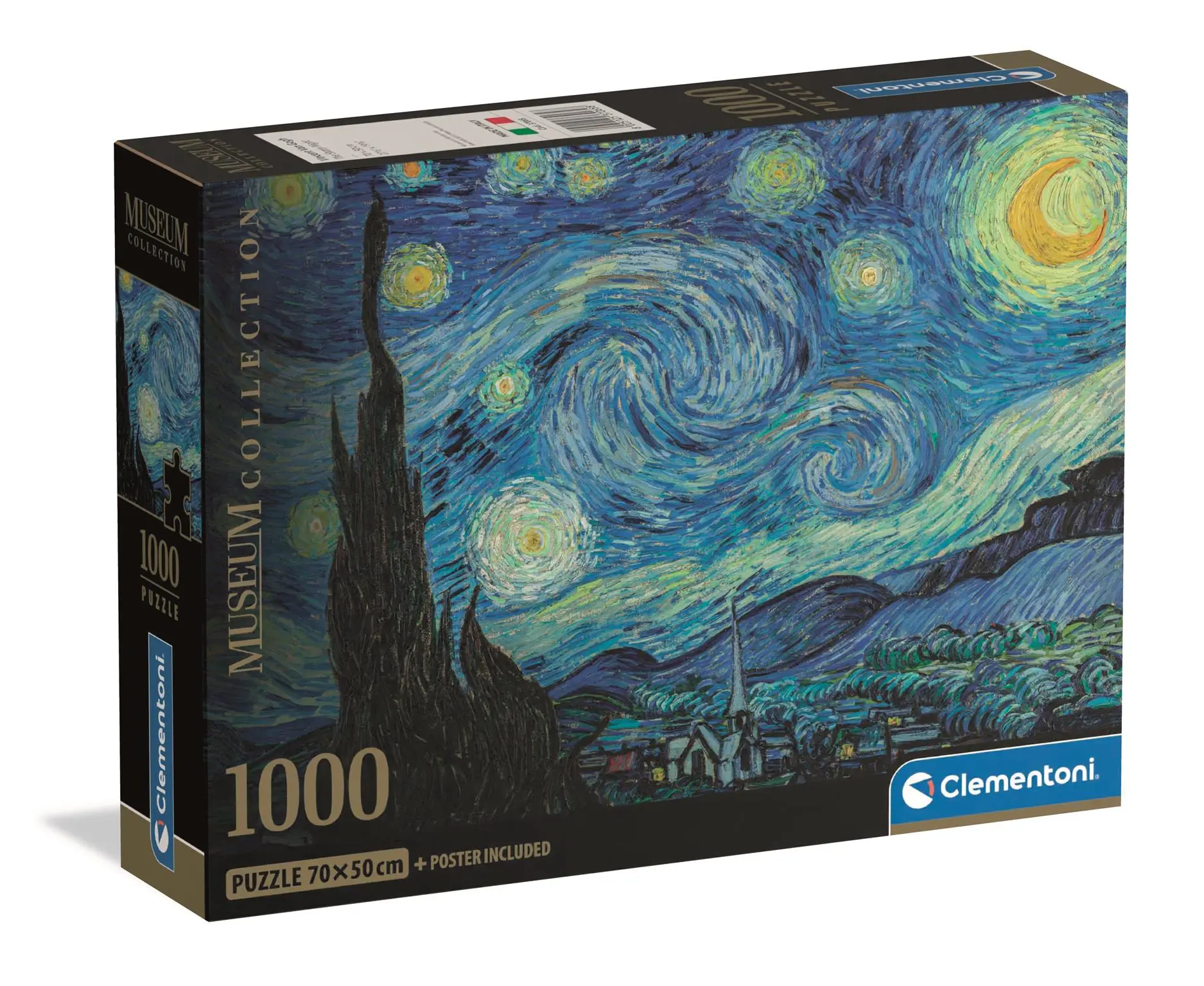 Clementoni - Puzzle 1000 Muzeum Hvězdná noc