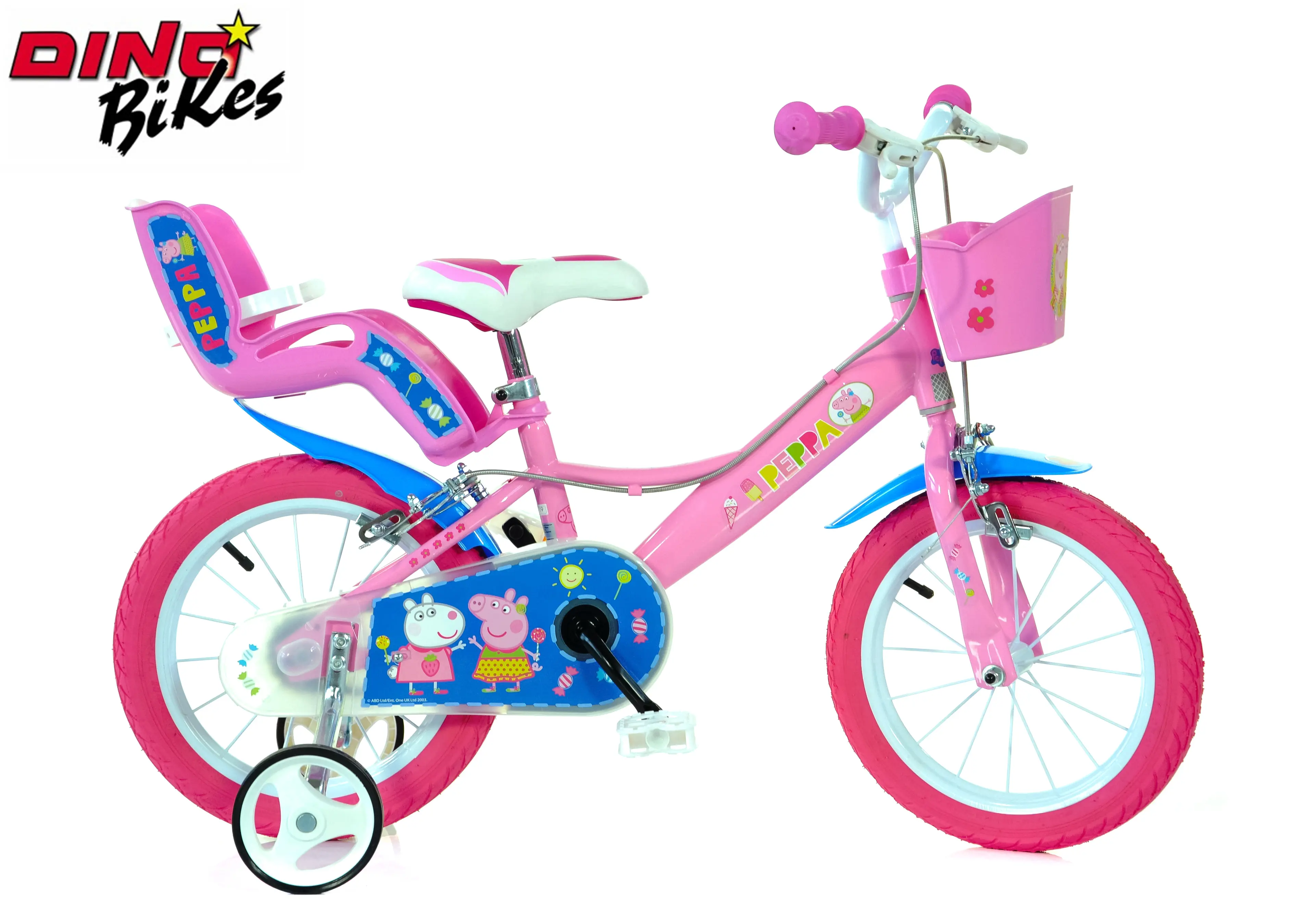Dino Bikes Dětské kolo 14" Pepa Pig