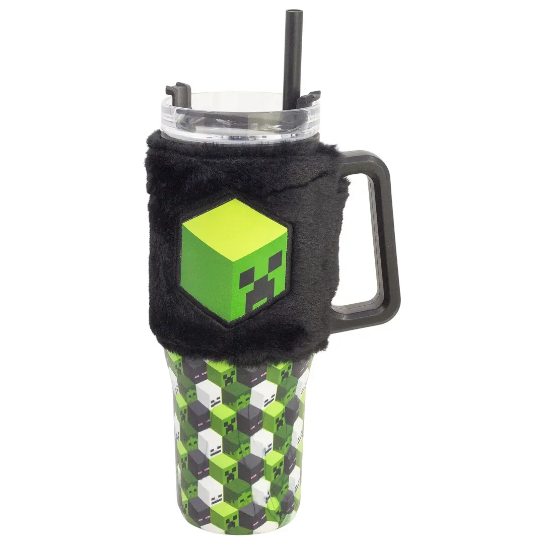 Minecraft Termohrnek s plyšovým návlekem 770ml