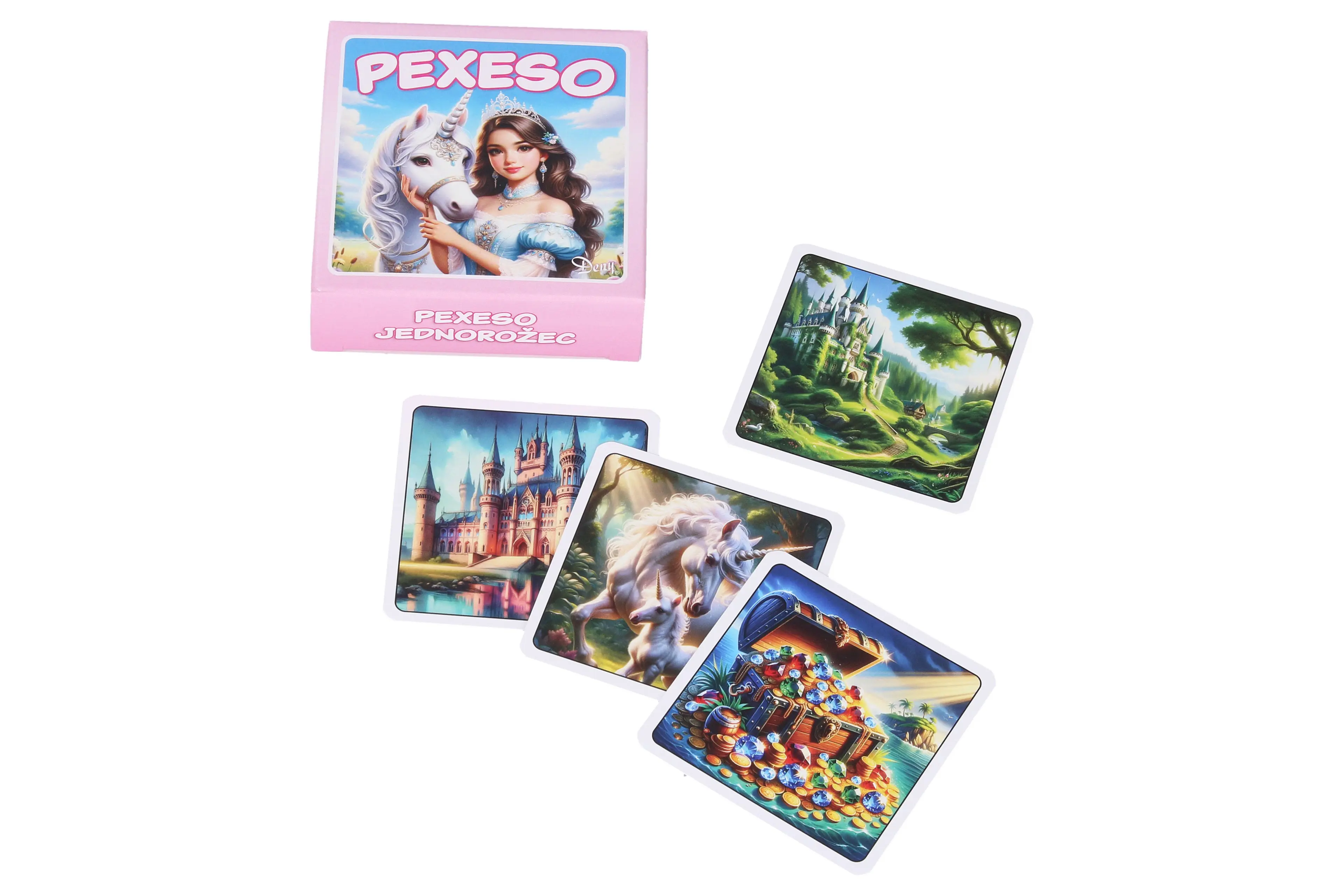Mikro trading Pexeso - Jednorožec - 64 ks