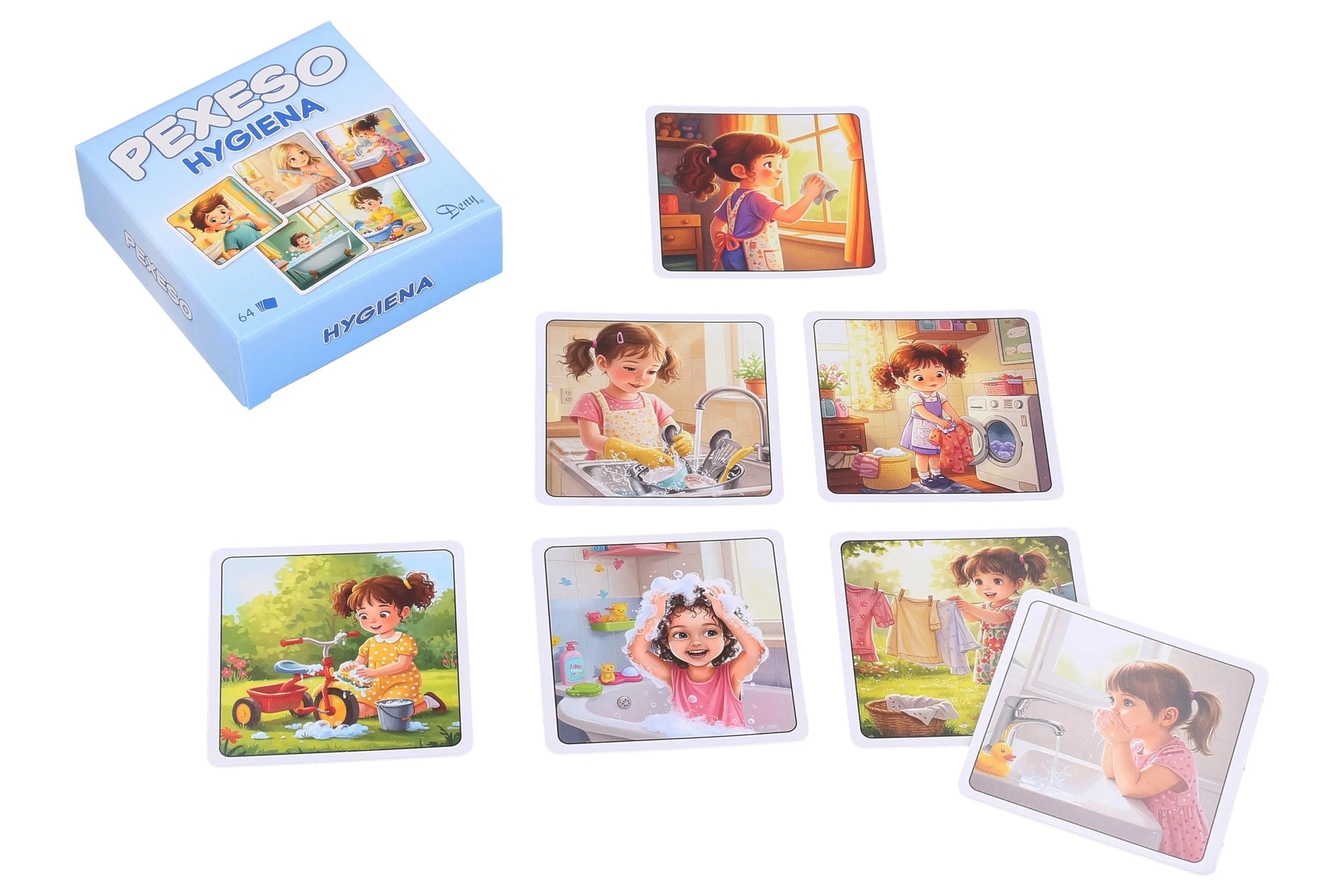 Mikro trading Pexeso - Hygiena - 64 ks