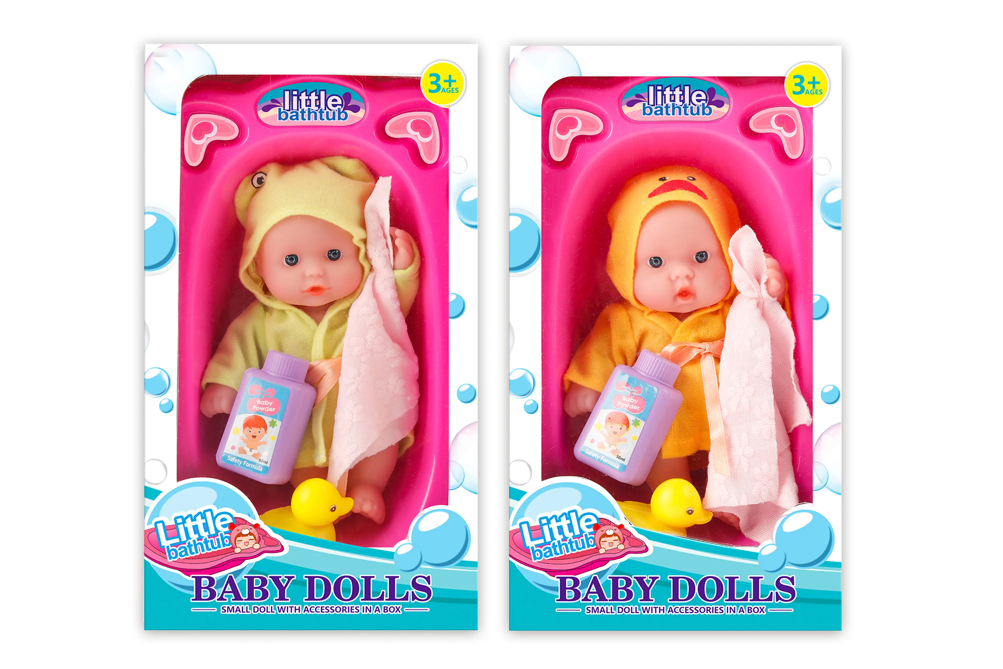 Miminko v oblečku s vaničkou set 26 cm