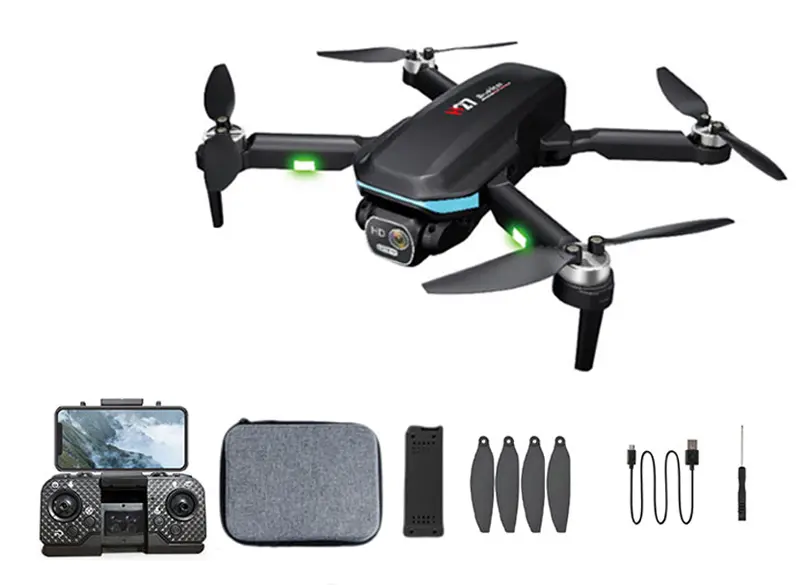 Dron skládací s detekcí překážek a WIFI kamerou 720p RC na dálkové ovládání 26x24x5,5 cm