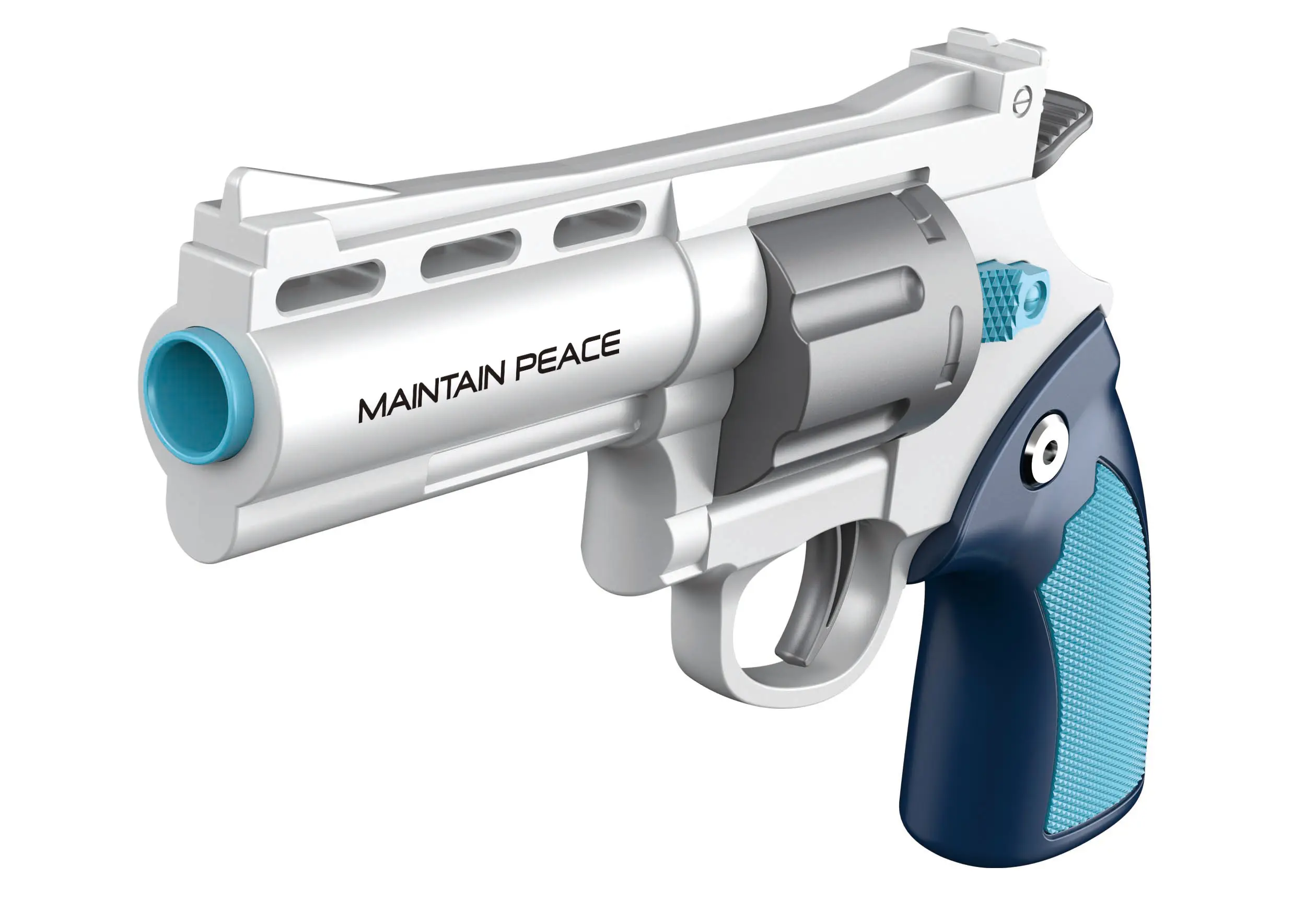 Pistole Revolver s pěnovými náboji 22,5 cm