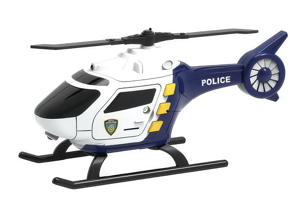 Vrtulník policejní s efekty 16,5 cm