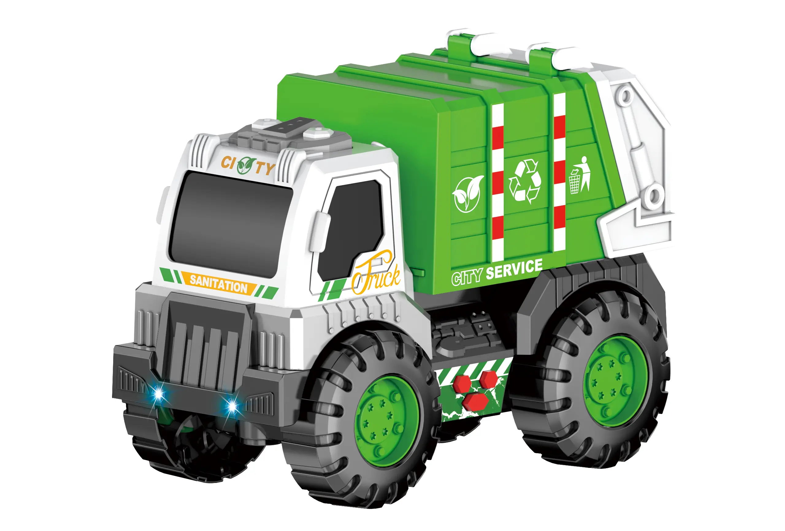 Popelářské auto s efekty 20cm