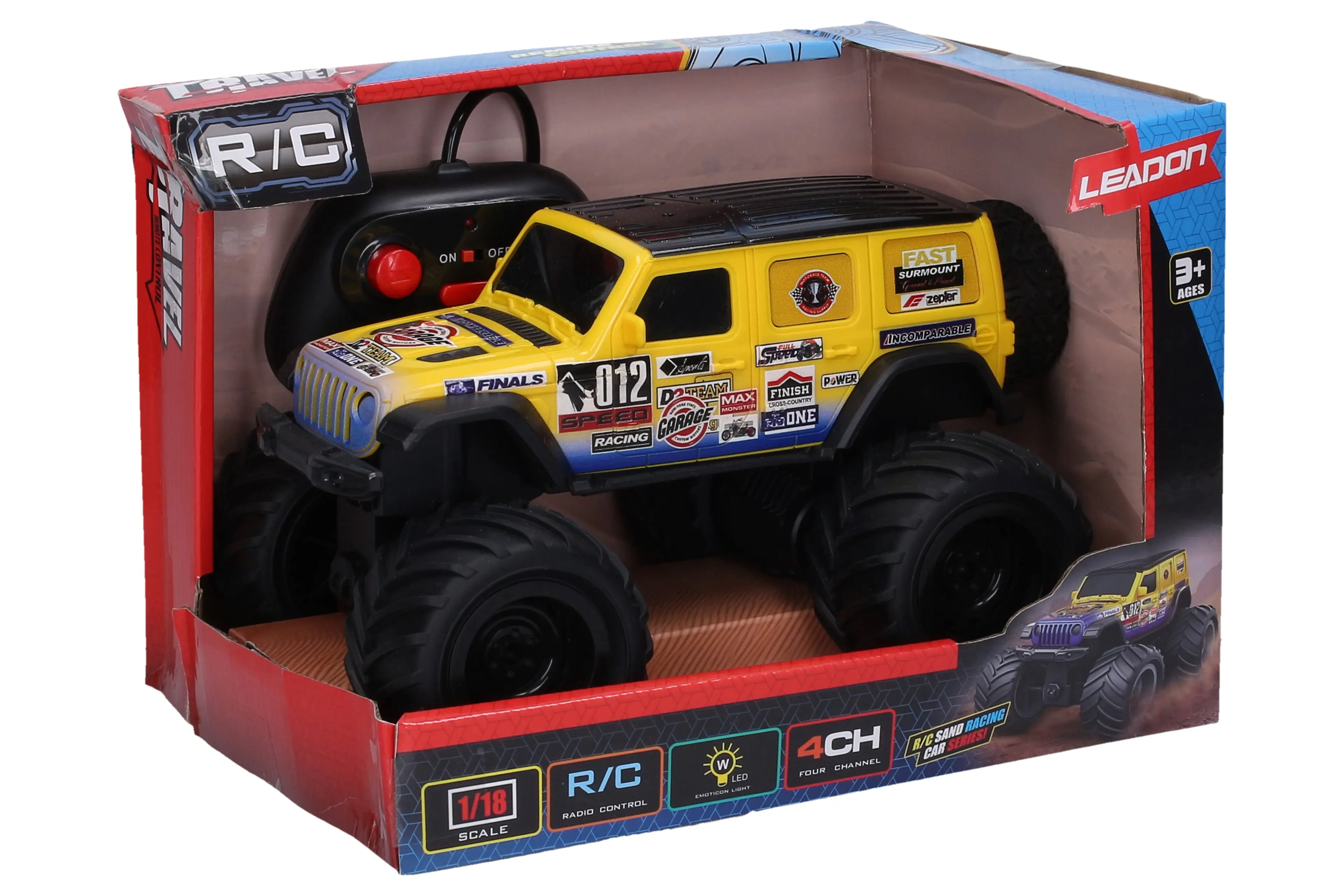 Auto terénní RC na dálkové ovládání 23,5 cm