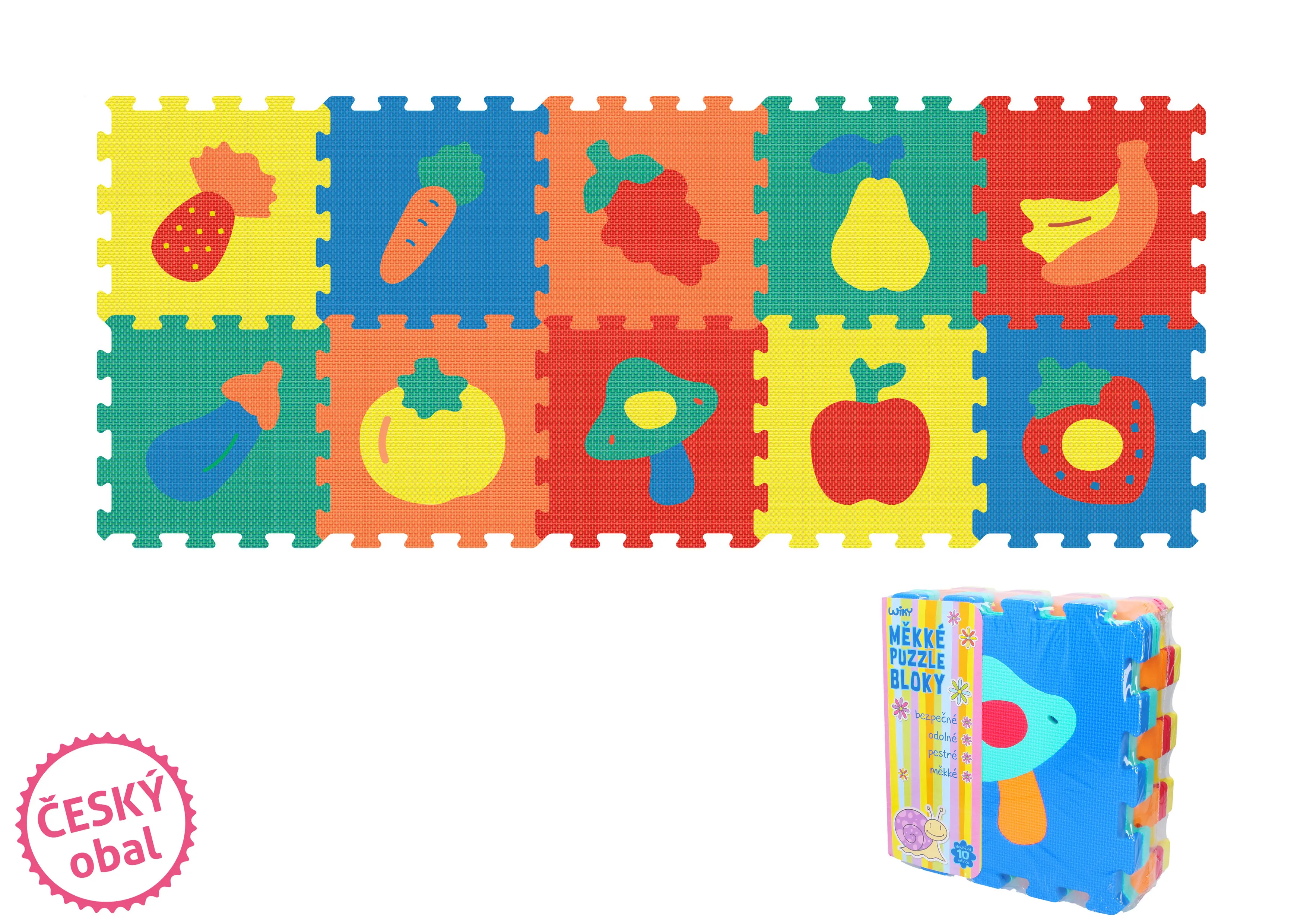 Měkké puzzle bloky, WIKY, 118622